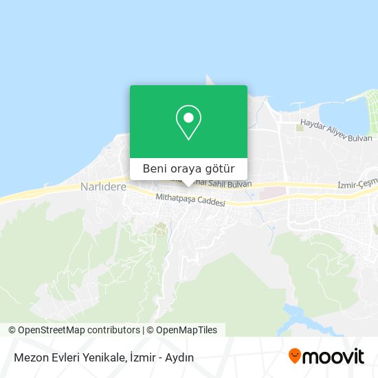 Mezon Evleri Yenikale harita