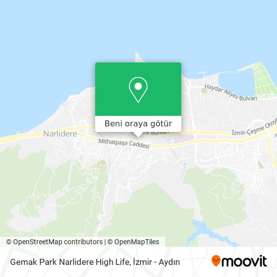 Gemak Park Narlidere High Life harita