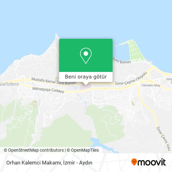Orhan Kalemci Makamı harita