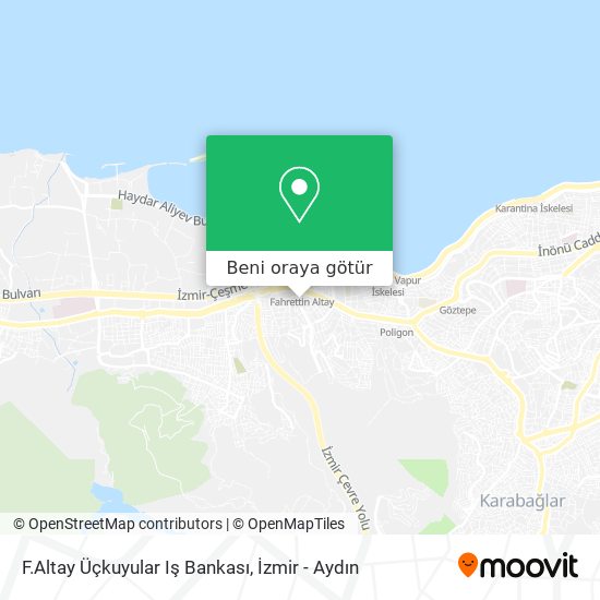 F.Altay Üçkuyular Iş Bankası harita