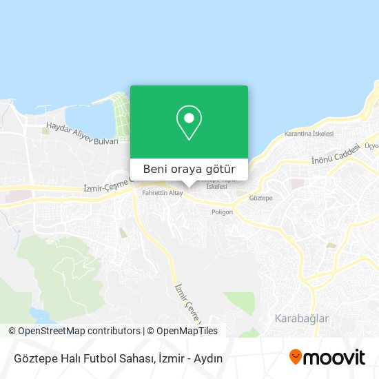 Göztepe Halı Futbol Sahası harita