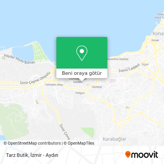 Tarz Butik harita