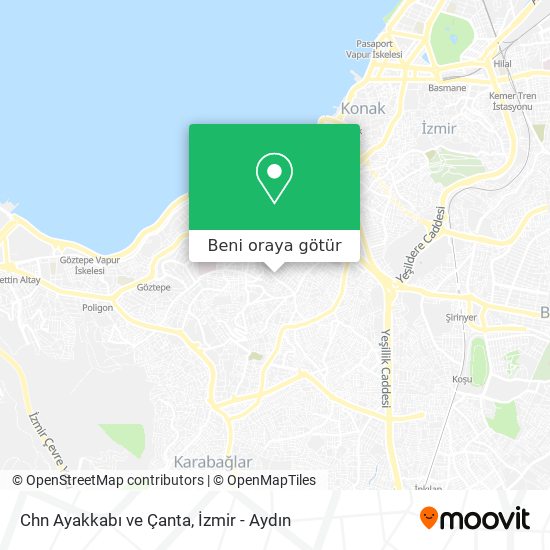 Chn Ayakkabı ve Çanta harita