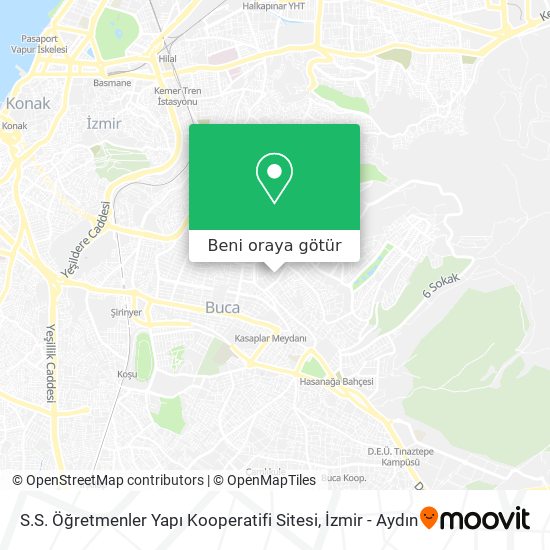 S.S. Öğretmenler Yapı Kooperatifi Sitesi harita