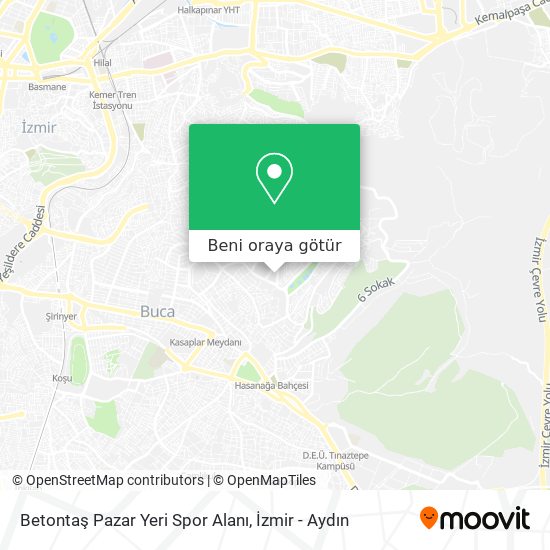 Betontaş Pazar Yeri Spor Alanı harita