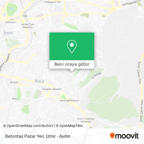 Betontaş Pazar Yeri harita