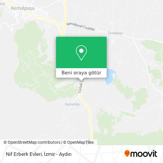 Nif Erberk Evleri harita