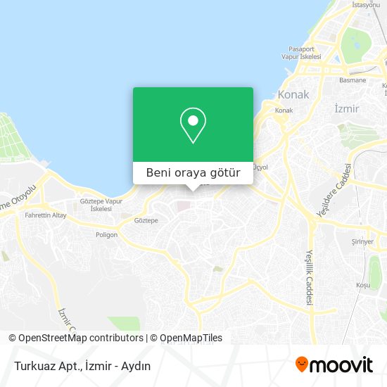 Turkuaz Apt. harita
