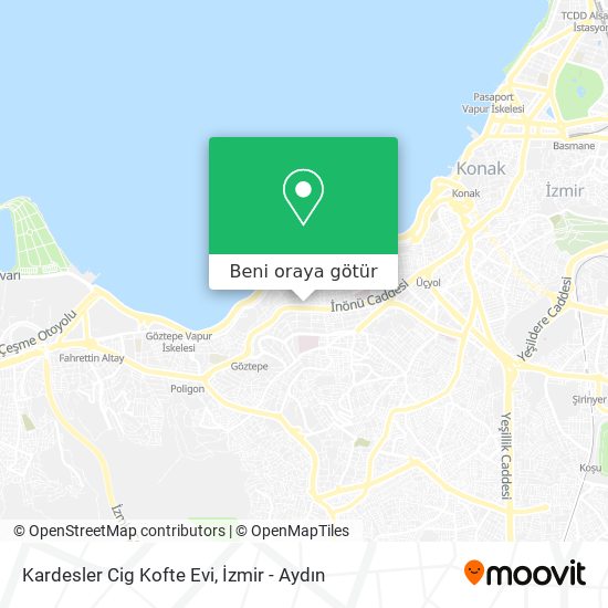 Kardesler Cig Kofte Evi harita
