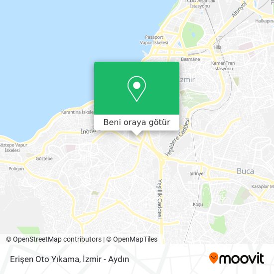 Erişen Oto Yıkama harita