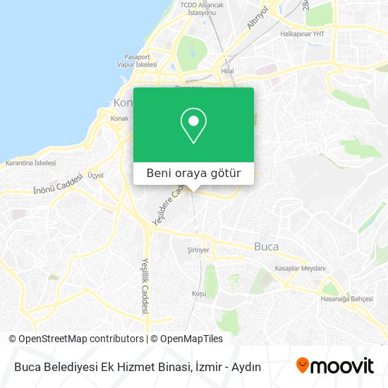 Buca Belediyesi Ek Hizmet Binasi harita