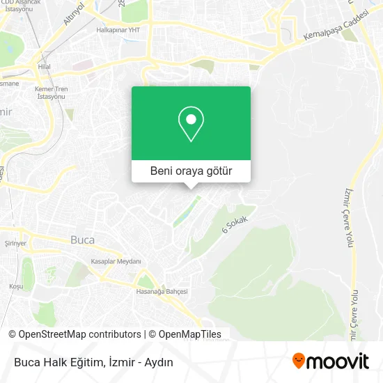 Buca Halk Eğitim harita