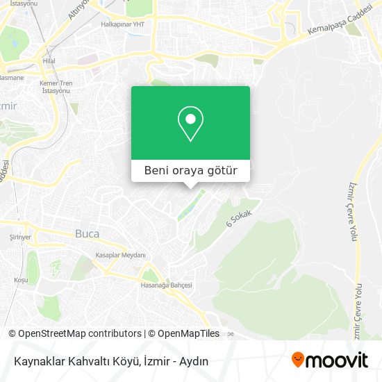 Kaynaklar Kahvaltı Köyü harita