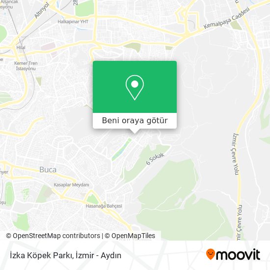 İzka Köpek Parkı harita