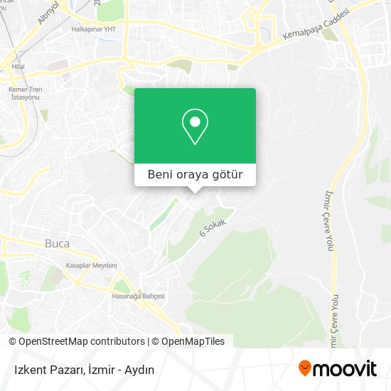 Izkent Pazarı harita