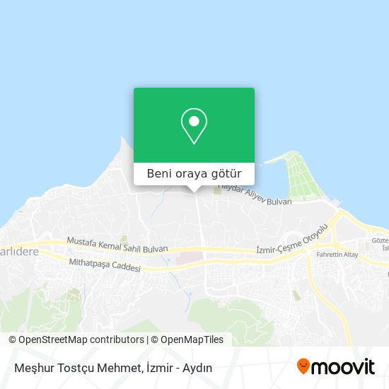 Meşhur Tostçu Mehmet harita