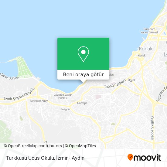 Turkkusu Ucus Okulu harita