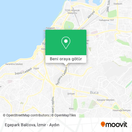 Egepark Balćova harita
