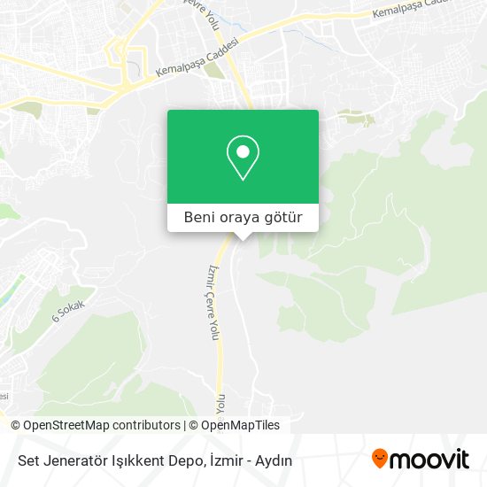 Set Jeneratör Işıkkent Depo harita