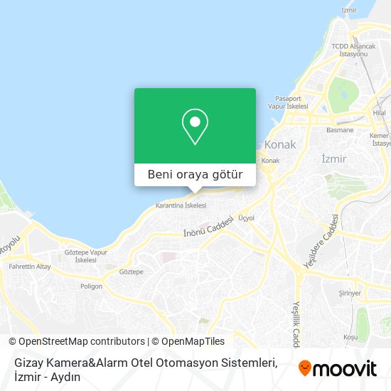 Gizay Kamera&Alarm Otel Otomasyon Sistemleri harita