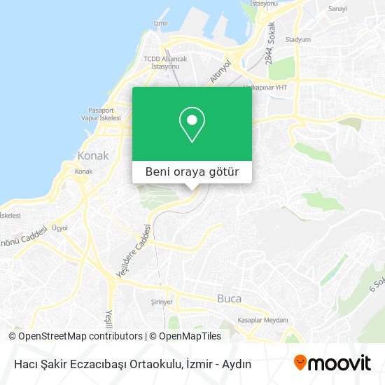Hacı Şakir Eczacıbaşı Ortaokulu harita