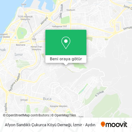 Afyon Sandıklı Çukurca Köyü Derneği harita