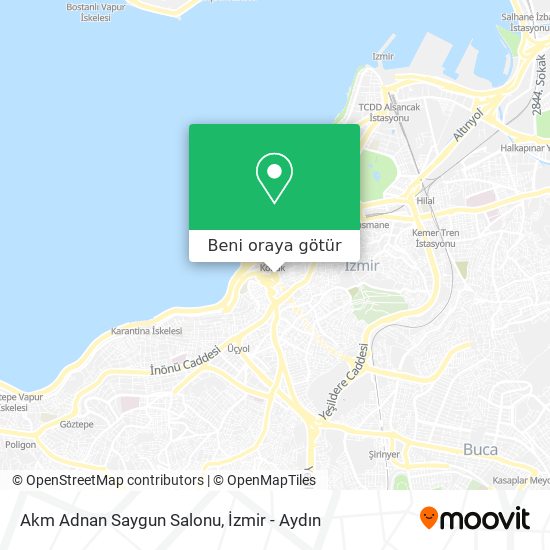 Akm Adnan Saygun Salonu harita