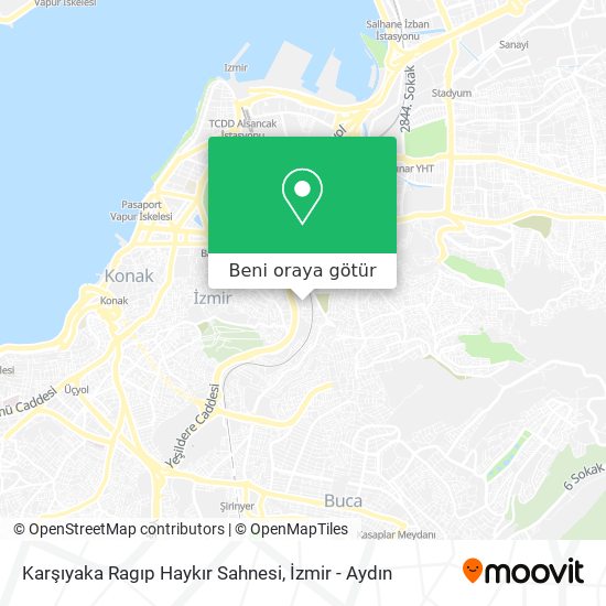 Karşıyaka Ragıp Haykır Sahnesi harita