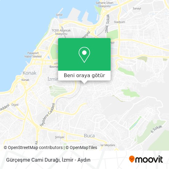 Gürçeşme Cami Durağı harita