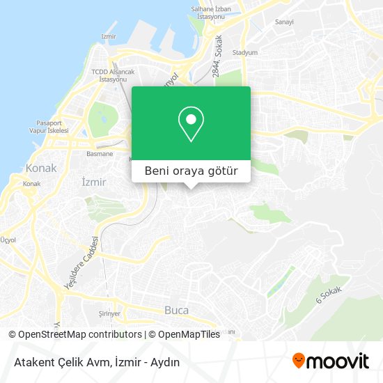 Atakent Çelik Avm harita