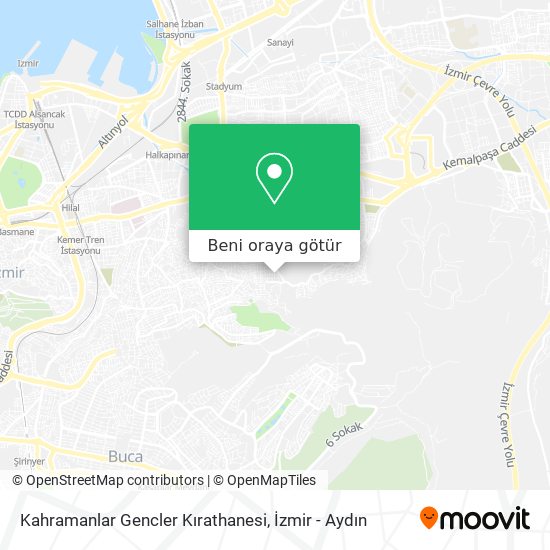 Kahramanlar Gencler Kırathanesi harita