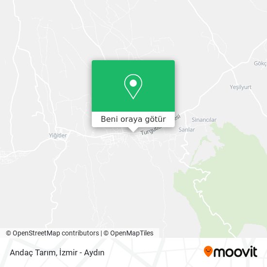 Andaç Tarım harita