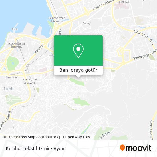 Külahcı Tekstil harita