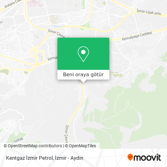 Kentgaz İzmir Petrol harita