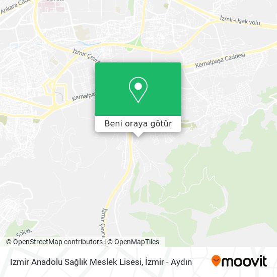 Izmir Anadolu Sağlık Meslek Lisesi harita