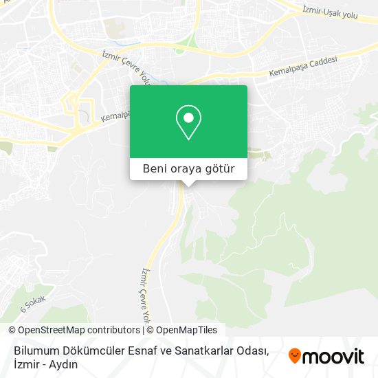 Bilumum Dökümcüler Esnaf ve Sanatkarlar Odası harita