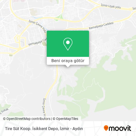 Tire Süt Koop. İsikkent Depo harita
