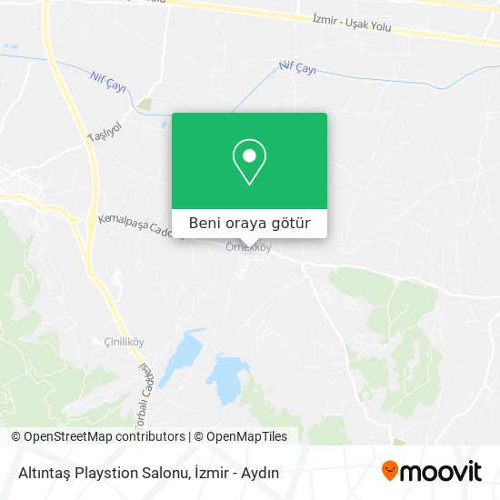 Altıntaş Playstion Salonu harita