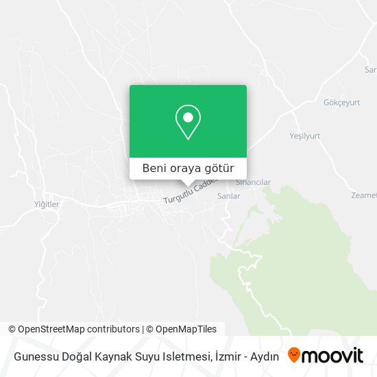 Gunessu Doğal Kaynak Suyu Isletmesi harita
