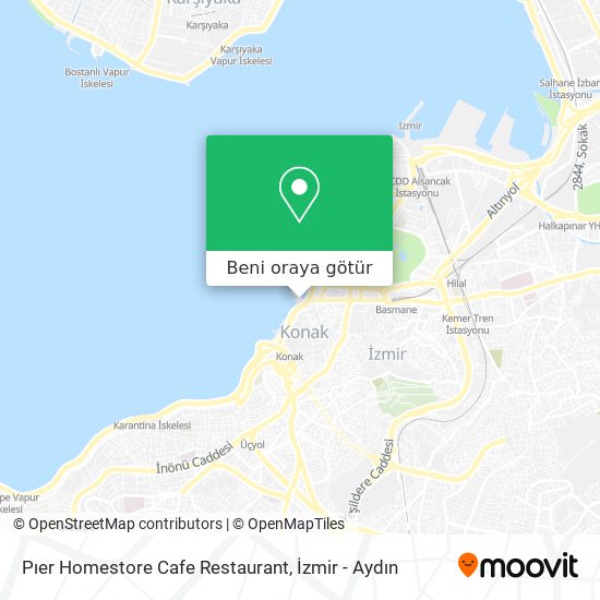 Pıer Homestore Cafe Restaurant harita