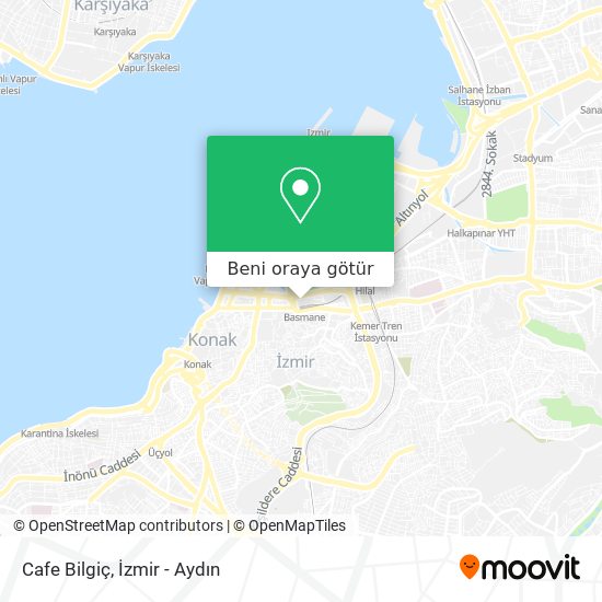 Cafe Bilgiç harita