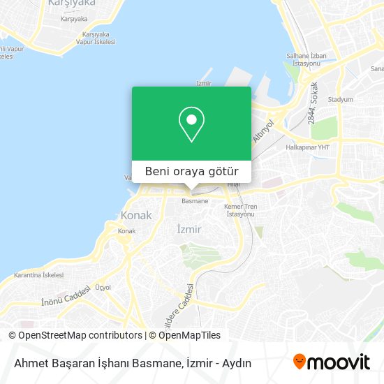 Ahmet Başaran İşhanı Basmane harita