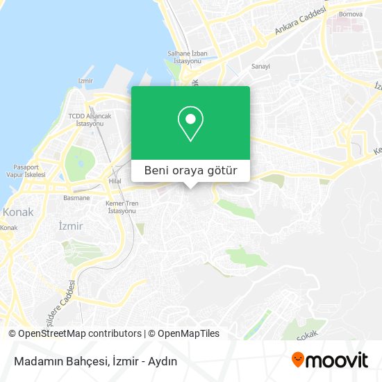 Madamın Bahçesi harita