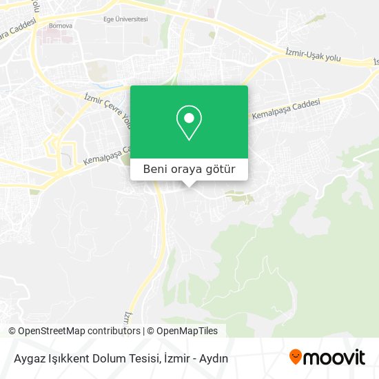 Aygaz Işıkkent Dolum Tesisi harita