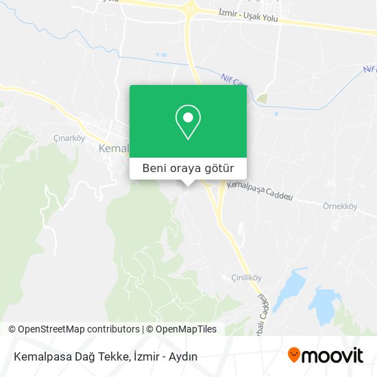 Kemalpasa Dağ Tekke harita