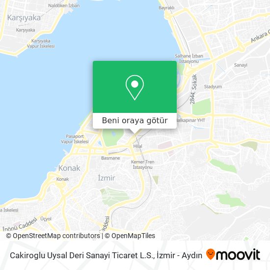 Cakiroglu Uysal Deri Sanayi Ticaret L.S. harita