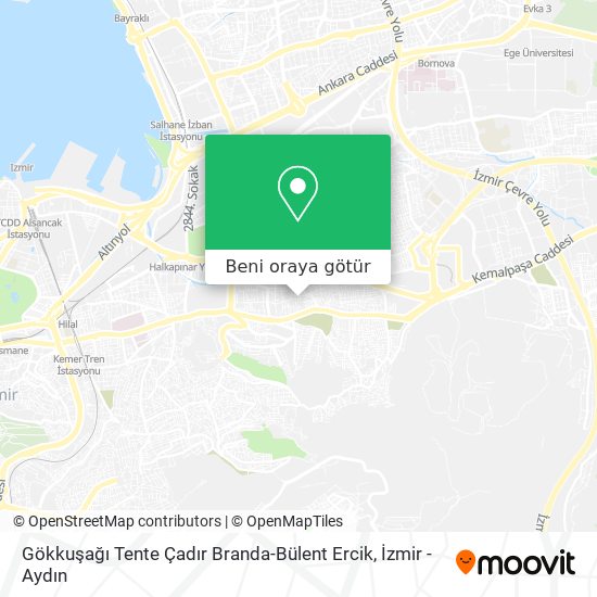 Gökkuşağı Tente Çadır Branda-Bülent Ercik harita