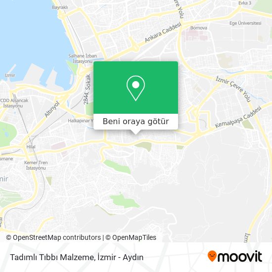 Tadımlı Tıbbı Malzeme harita
