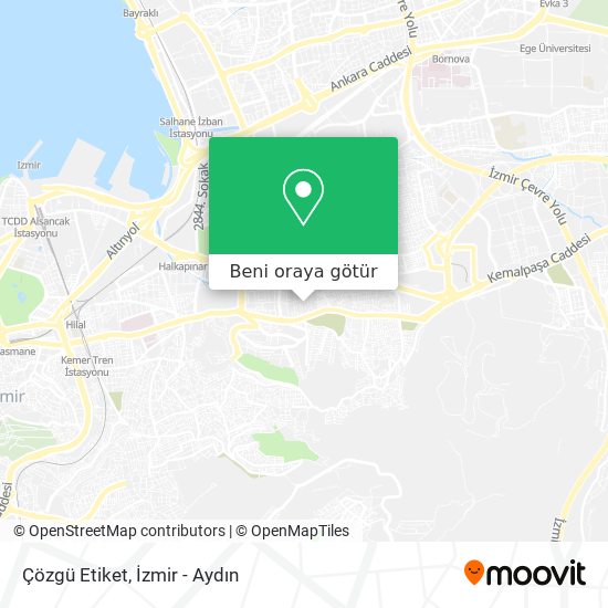 Çözgü Etiket harita