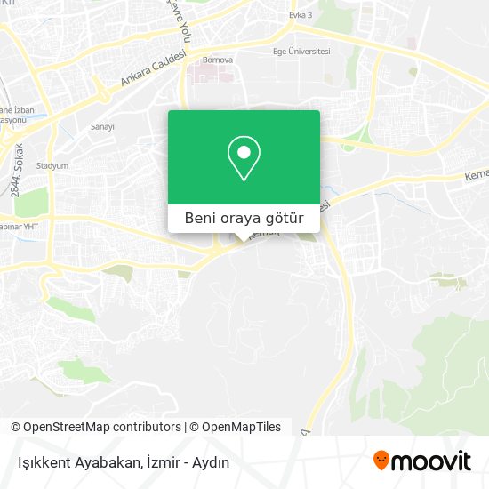 Işıkkent Ayabakan harita